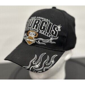 Sturgis South Dakota 2012 Black Hills Rally Strapback Motorcycle Harley Davidson